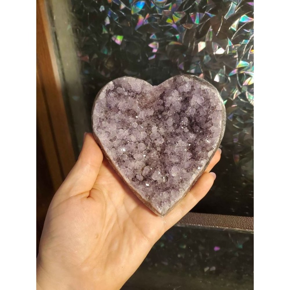 👀 Amethyst Carved Heart ❤